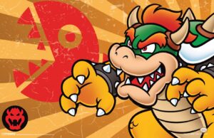 pyramid america bowser poster - super mario - bowser stripes 11 x 17 poster print wall art, ideal for home decor, room decor, gaming room decor & living room decor