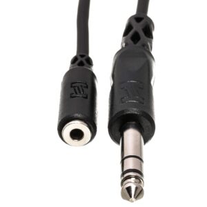 Hosa MHE-325 3.5 mm TRS to 1/4" TRS Headphone Adaptor Cable, 25 Feet