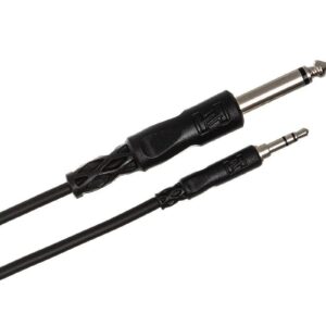 WIKOSS Hosa Cable CMP-105 1/8 Inch TRS to 1/4 Inch TS Cable - 5 Foot