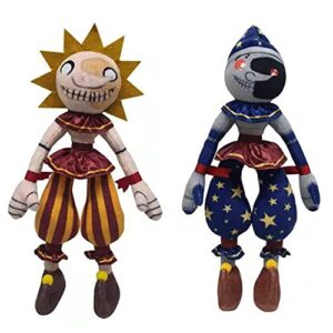 Ktveih Sun and Moon Plush Toy Set Stuffed Animal doll Fan Made plushies for Boy Girl plush Gift 2pcs