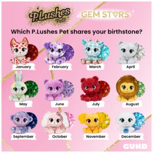 GUND P.Lushes Pets Gem Stars Collection, Lucille Warf Seal Stuffed Animal