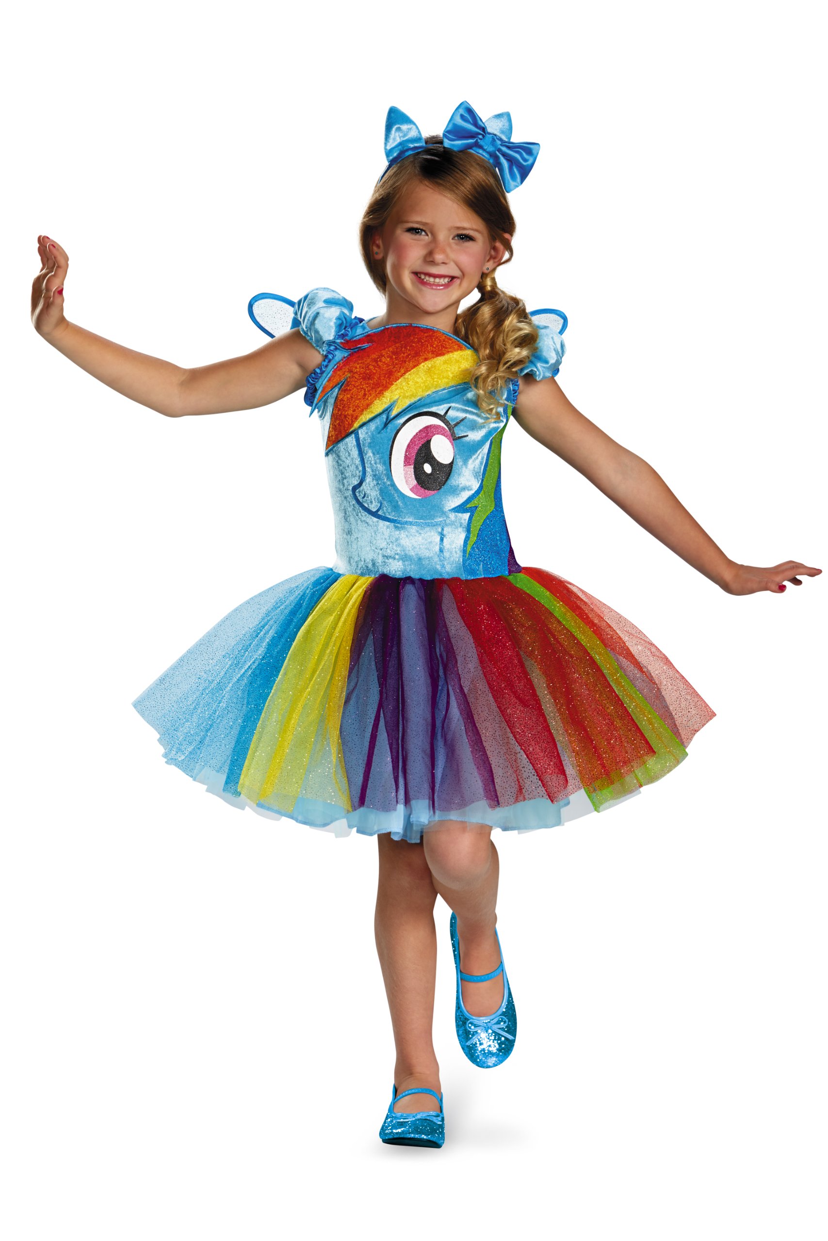 Hasbro's My Little Pony Rainbow Dash Tutu Prestige Girls Costume, Small/4-6x