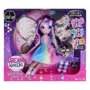 Dream Seekers Light Up Doll Pack – 1pc Toy | Magical Fairy Fashion Doll Stella, Multicolor (13827)