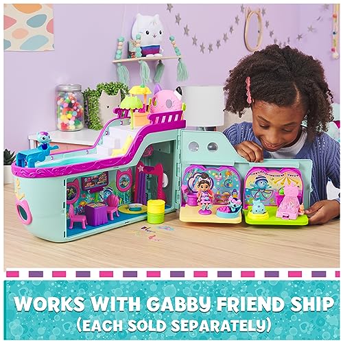 Gabby’s Dollhouse Kitty Narwhal’s Carnival Room, with Toy Figure, Surprise Toys and Dollhouse Furniture, Kids Toys for Girls & Boys 3+