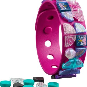 LEGO DOTS Unicorns Forever Toy Bracelet Making Kit 41802, Great Unicorn Gift for Creative Girls and Boys, Bracelet Kit with Sparkly Diamond-Like Tiles, Jewelry Making Craft Kit with Unicorn Theme