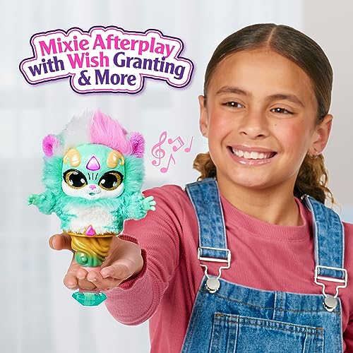 Magic Mixies Magic Genie Lamp with Interactive 8" Plush Toy and 60+ Sounds and Reactions. Reveal a Genie Mixie from The Real Misting Lamp. Gifts for Kids, Ages 5+ - Amazon Exclusive