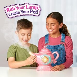 Magic Mixies Magic Genie Lamp with Interactive 8" Plush Toy and 60+ Sounds and Reactions. Reveal a Genie Mixie from The Real Misting Lamp. Gifts for Kids, Ages 5+ - Amazon Exclusive