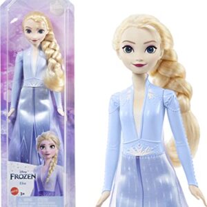 Mattel Disney Frozen Toys, Elsa Fashion Doll & Accessory with Signature Look, Inspired by Disney Frozen 2