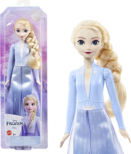 Mattel Disney Frozen Toys, Elsa Fashion Doll & Accessory with Signature Look, Inspired by Disney Frozen 2