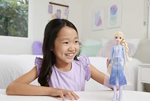 Mattel Disney Frozen Toys, Elsa Fashion Doll & Accessory with Signature Look, Inspired by Disney Frozen 2