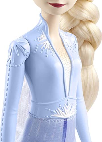 Mattel Disney Frozen Toys, Elsa Fashion Doll & Accessory with Signature Look, Inspired by Disney Frozen 2