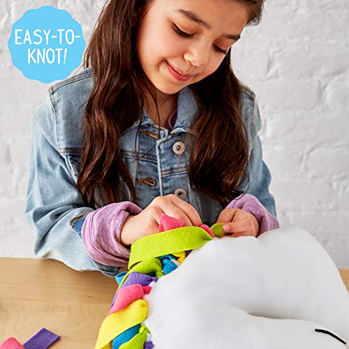 Made By Me Make Your Own Unicorn Pillow, Unicorn Shaped DIY Decorative Pillow, New-Sew Unicorn Pillow, Great for Beginner Crafters, Unicorn Gifts for Kids Ages 6, 7, 8, 9