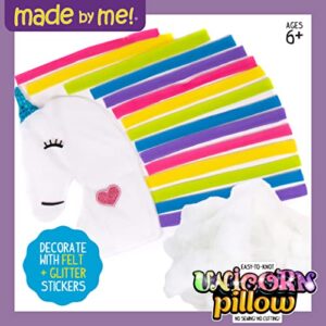 Made By Me Make Your Own Unicorn Pillow, Unicorn Shaped DIY Decorative Pillow, New-Sew Unicorn Pillow, Great for Beginner Crafters, Unicorn Gifts for Kids Ages 6, 7, 8, 9