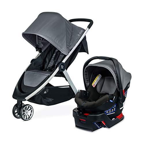 Britax B-Lively & B-Safe Gen2 Travel System, Greystone SafeWash