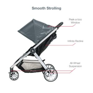 Britax B-Lively & B-Safe Gen2 Travel System, Greystone SafeWash