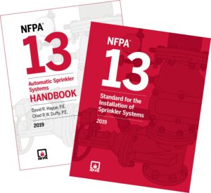 nfpa 13, installation of sprinkler systems and handbook set, 2019 edition
