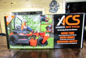 advanced chute system: mower discharge shield - #acs6000ubls