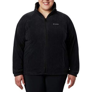 Columbia Women's Benton Springs Full Zip, Black, Petite Small