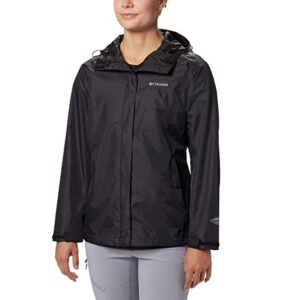 columbia women's arcadia ii jacket, black, small