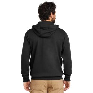 Carhartt Men's Rain Defender Paxton Heavyweight Hooded Sweatshirt, Black, Medium