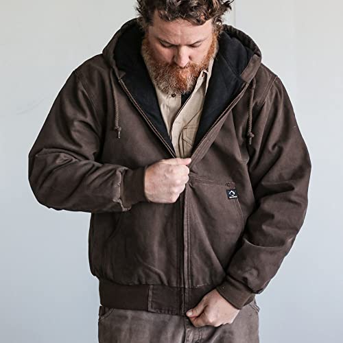 Dri-Duck Men's 5020 Cheyenne Hooded Work Jacket, Tobacco, 3X-Large Tan