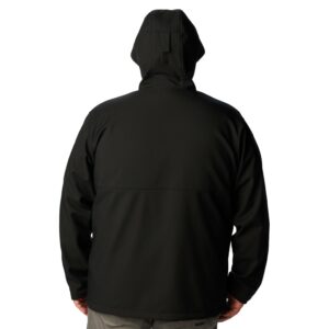 Columbia Men's Ascender Hooded Softshell Jacket, Black, Medium