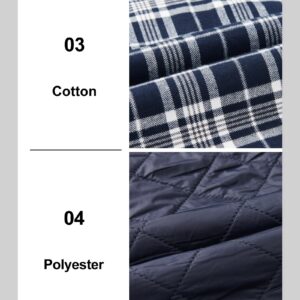 MAGCOMSEN Men's Cotton Flannel Jacket Thicken Plaid Long Sleeve Loose Hooded Shirts Jacket Men Padded Coat Flannel Hooded Shirt Jacket