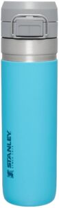 stanley quick flip go water bottle 24 oz | push button lid | leakproof & packable for travel & sports | insulated stainless steel | bpa-free | pool