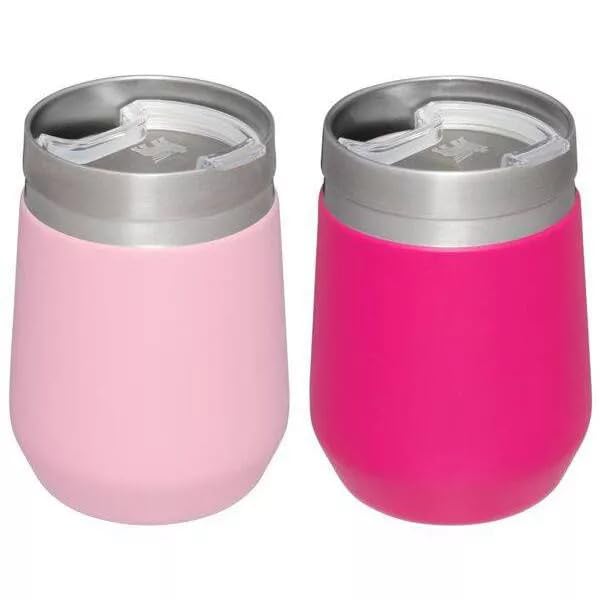 Stanley 2pk 10oz Stainless Steel Everyday Go Tumblers Pink Vibes/Cool Melon