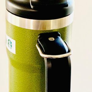 Starbucks + Stanley Military Commitment Double Walled Hammered Stainless Steel Tumbler With Handle