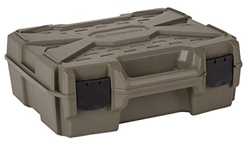 Flambeau Outdoors Zerust Infused Double Deep Pistol Case - 16.5", Olive Drab Green