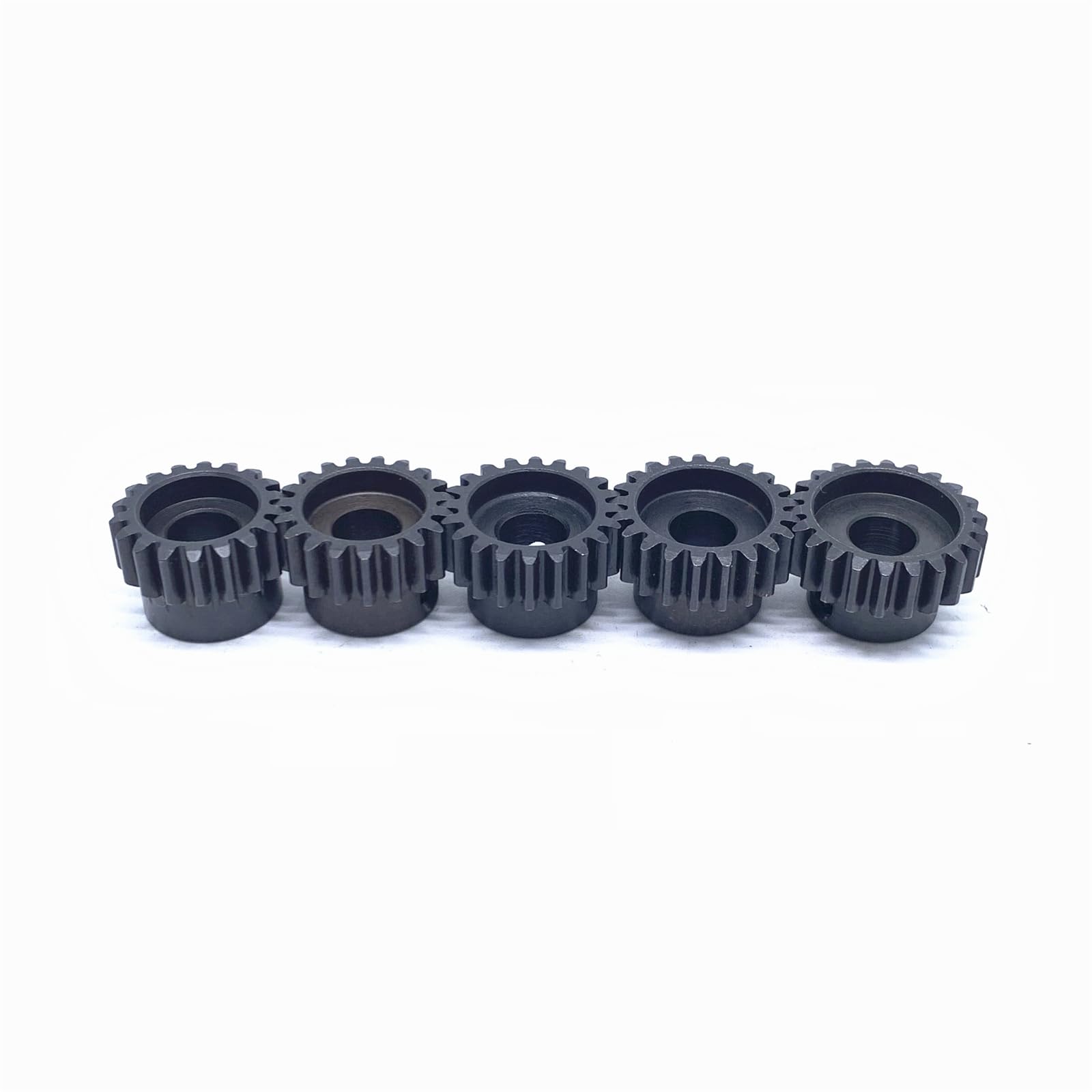 KingVal Replacement 5PCS M1 8mm 18T 19T 20T 21T 22T Steel Pinion Motor Gear Compatible with 1/5 RC Car Brushed Brushless Motor