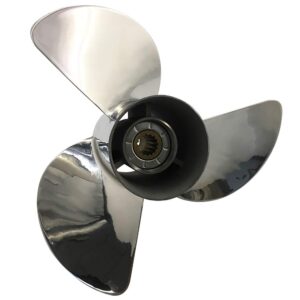 ARKDOZA Stainless Steel Prop Propeller for Tohatsu 60/70/75/90/115/120/140hp Outboard 13 1/2x15