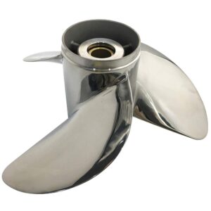 ARKDOZA Stainless Steel Prop Propeller for Tohatsu 60/70/75/90/115/120/140hp Outboard 13 1/2x15