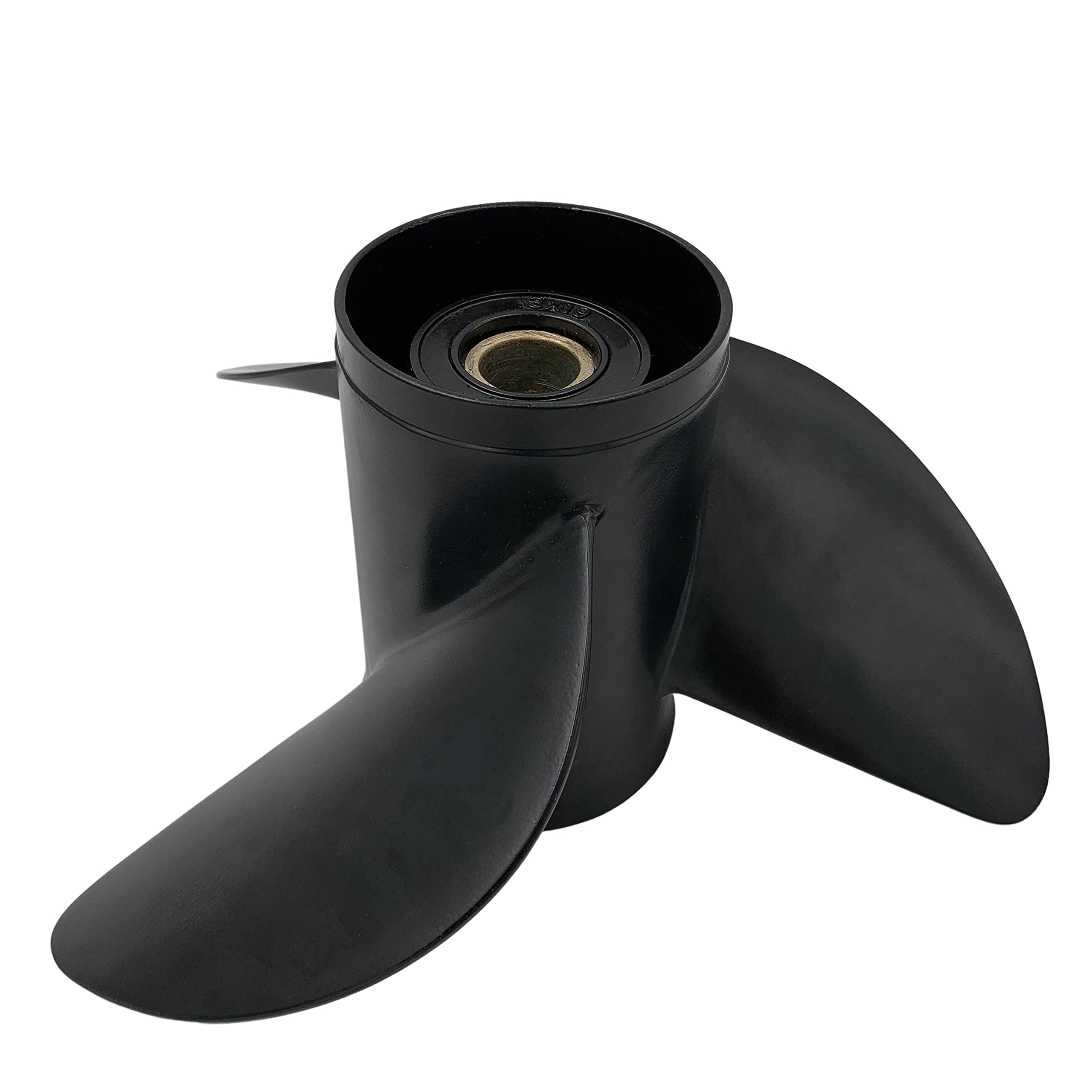 ARKDOZA Stainless Steel Prop Propeller for Tohatsu/Nissan 13X19 Coated with Black Paint 60/70/75/90/115/120/140hp Outboard