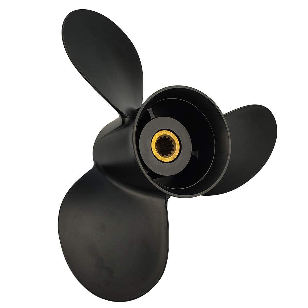 ARKDOZA Aluminum Prop Propeller for 40-140HP BRP,Johnson,EVINRUDE,OMC Stern Drive 13 Spline (13 (dia) x 21 (pitch))