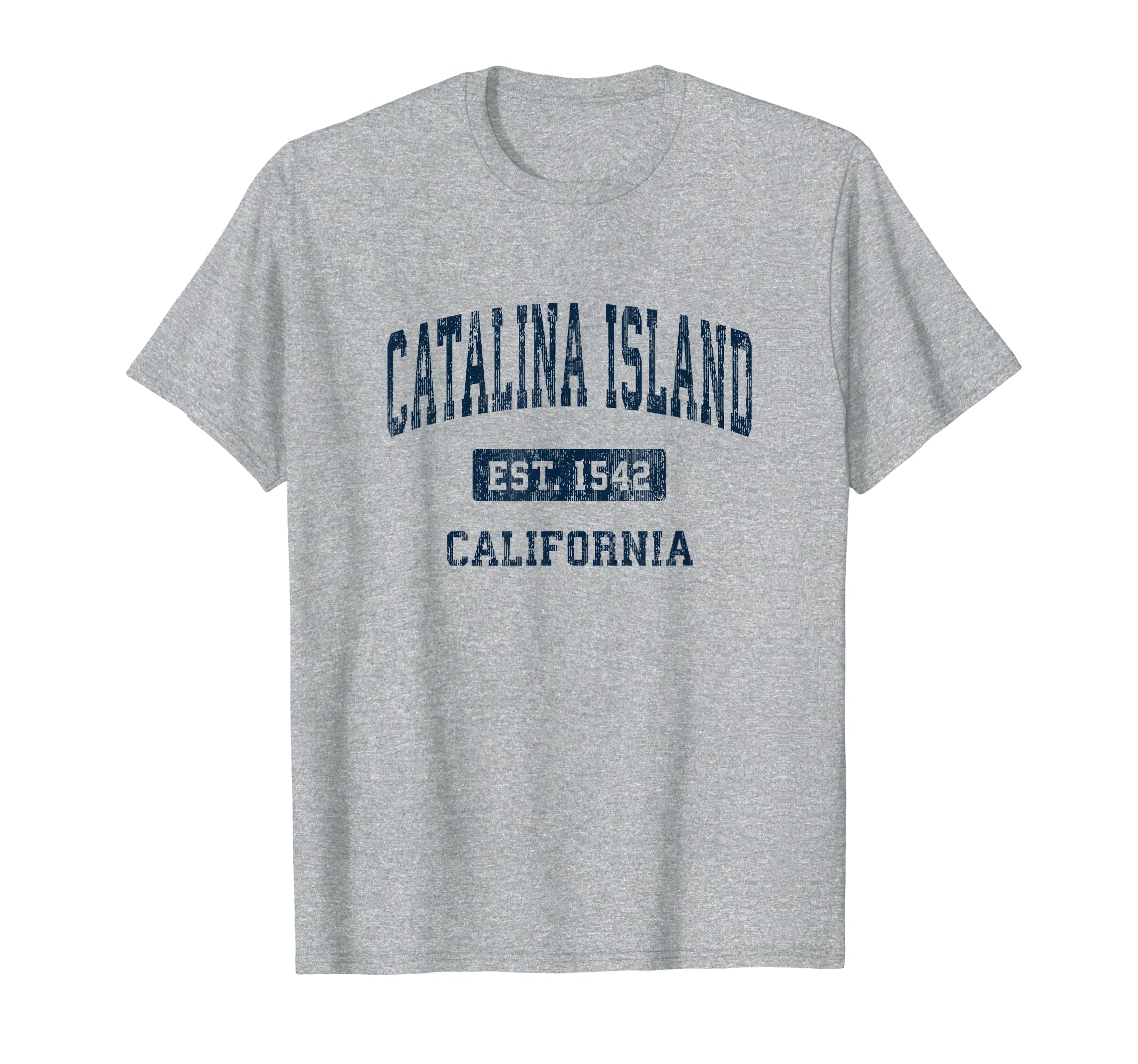 Catalina Island California CA Vintage Athletic Sports Design T-Shirt