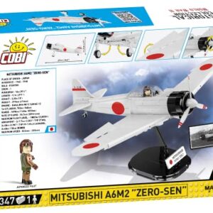 COBI Historical Collection World War II Mitsubishi A6M2 ZERO-SEN Plane