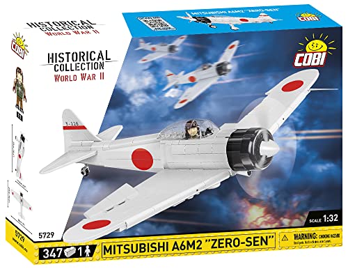 COBI Historical Collection World War II Mitsubishi A6M2 ZERO-SEN Plane