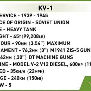 Cobi toys 656 Pcs Hc WWII /2555/ Kv-1