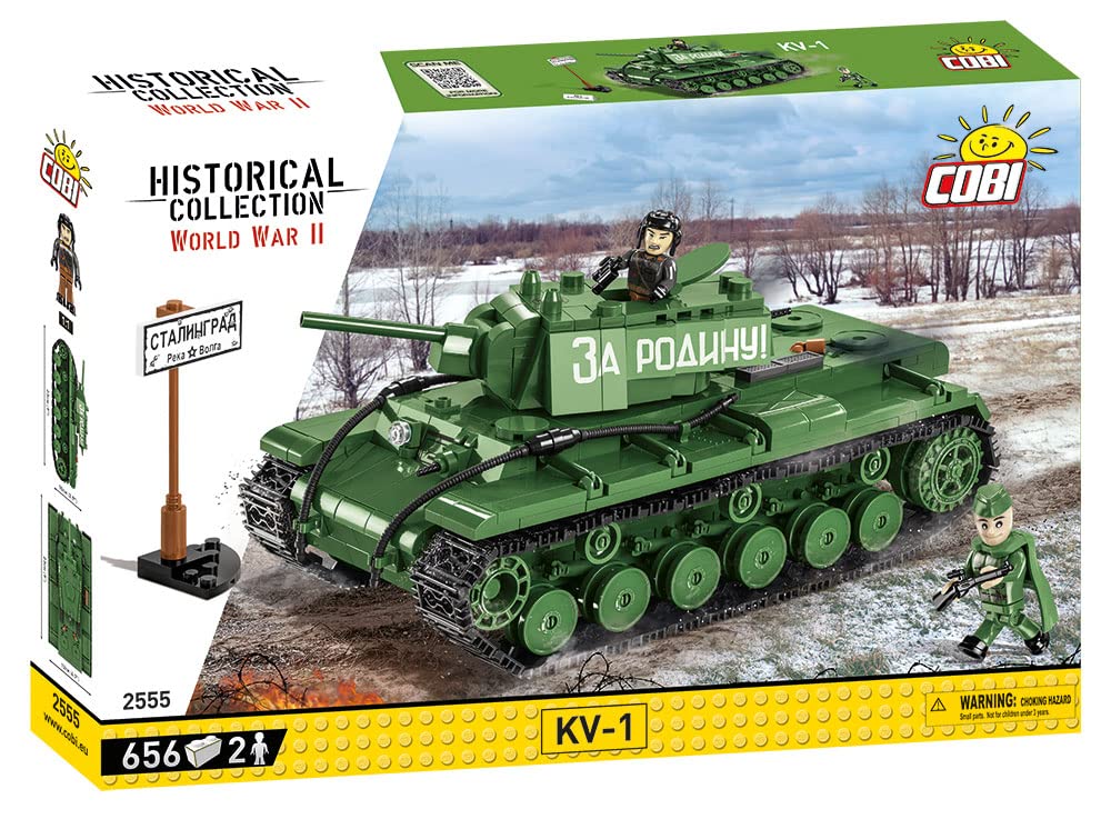 Cobi toys 656 Pcs Hc WWII /2555/ Kv-1