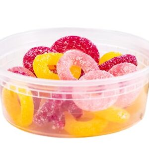 EDI [8 OZ, 25 Sets] Plastic Deli Food Storage Containers with Airtight Lids | Microwave-, Freezer-, Dishwasher-Safe | BPA Free | Heavy-Duty | Meal Prep | Leakproof | Recyclable