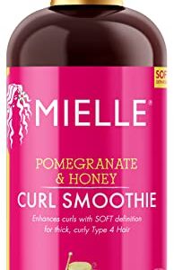 Mielle Organics Pomegranate & Honey Leave-In Conditioner + Honey Curl Smoothie Bundle