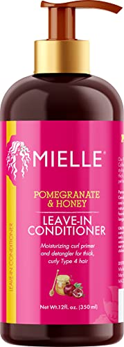 Mielle Organics Pomegranate & Honey Leave-In Conditioner + Honey Curl Smoothie Bundle