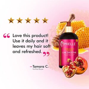 Mielle Organics Pomegranate & Honey Leave-In Conditioner + Honey Curl Smoothie Bundle