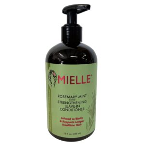 MIELLE Rosemary Mint Organics Infused with Biotin and Encourages Growth Hair Products for Stronger and Healthier Hair and Styling Bundle Set 4 PCS