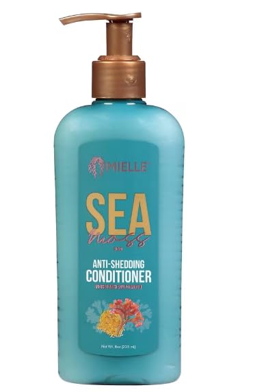 Mielle Sea Moss Anti-Shedding Hair Loss Prevention Collection Shampoo, Conditioner - 2 PCS Bundle Set