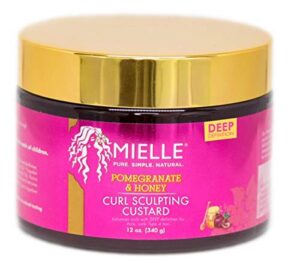 mielle organics pomegranate and honey curling custard 12oz (pack of 6)