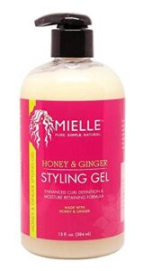 mielle organics styling gel with honey and ginger 12oz (pack of 3)