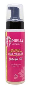 mielle organics brazilian curly cocktail curl mousse with babassu oil 7.5oz (pack of 3)